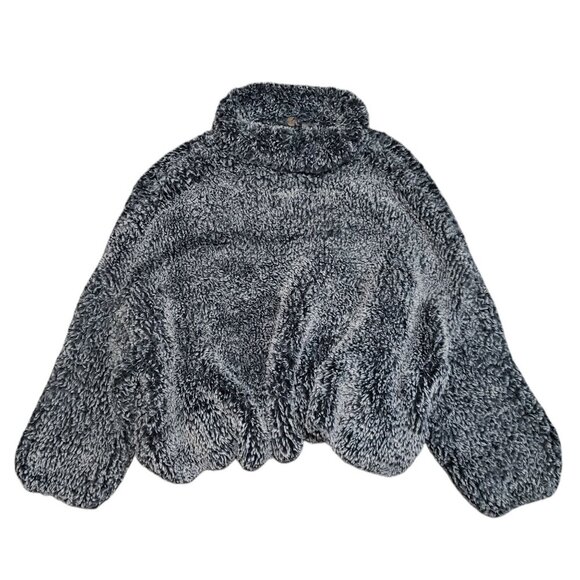 Free People FP One Innsbruck Oversized Cowl Neck Fuzzy Comfy Sweater - XS - Picture 1 of 8